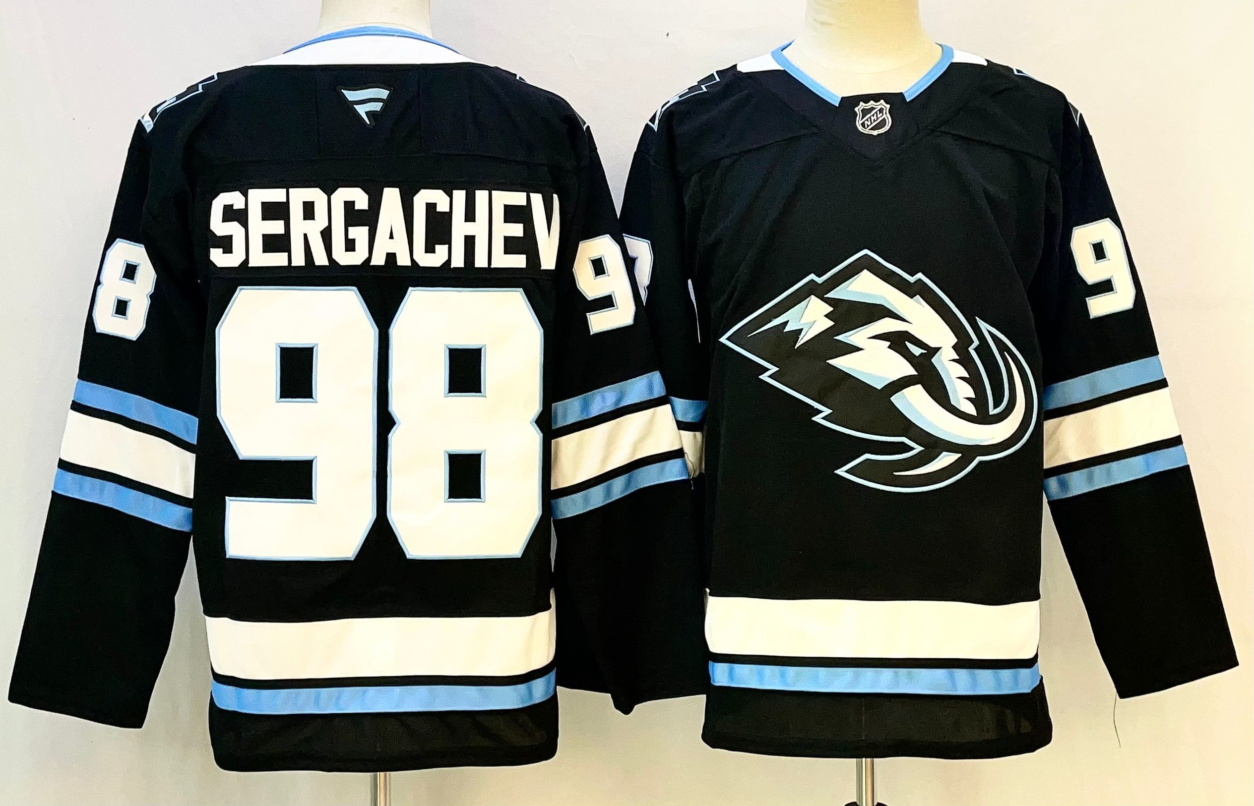 Men Mammoth Team #98 Sergachev Black 2026 Adidias NHL Jersey style 001